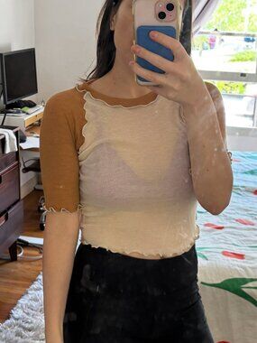 Eliza Faulkner Ruth Tee in Camel